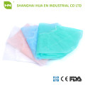 Blue Non woven PP Bouffant Cap with Colorful